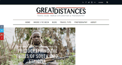 Desktop Screenshot of greatdistances.com