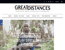 Tablet Screenshot of greatdistances.com